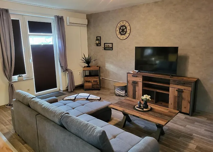 2 Raum Im 1og Mit Terrasse Und Ac Apartman Osterburg